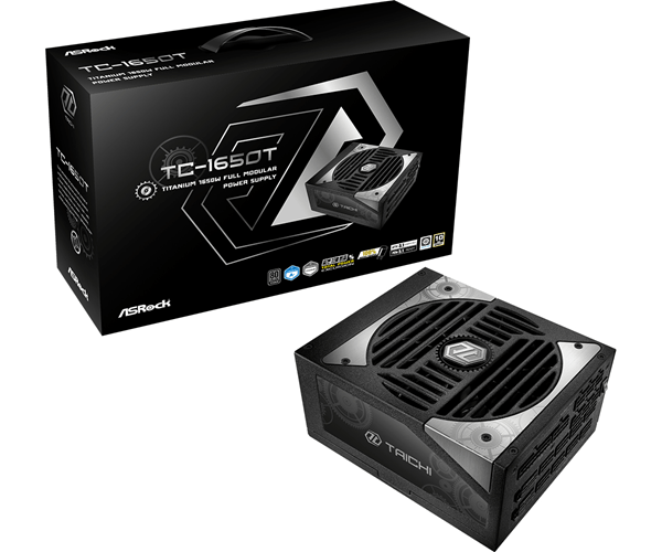Fuente Alimentación 1650W ASROCK Taichi TC-1650T 80 PLUS Titanium Fully-Modular Negro