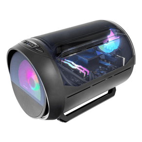 Caja MARS GAMING  MC-CYLON RGB Negro Incluye Fuente