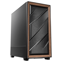 Miniatura 1 de CAJA ANTEC FLUX SE ATX WOOD NEGRO 2XUSB SN FUENTE