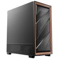 Miniatura 3 de CAJA ANTEC FLUX SE ATX WOOD NEGRO 2XUSB SN FUENTE