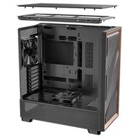 Miniatura 17 de CAJA ANTEC FLUX SE ATX WOOD NEGRO 2XUSB SN FUENTE