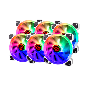 TALIUS-IRIS-SPECTRUM-ARGB-CRONOS--KIT-DE-6-VENTILADORES-120-MM--COLOR-BLANCO