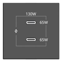 Miniatura 2 de KRAMER CONNECT - ROOM CONNECTIVITY BLACK 2 PORTS USBC 130W (