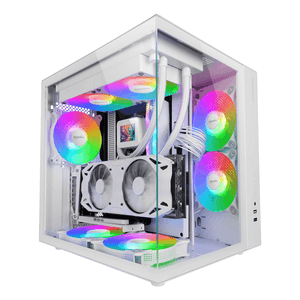Caja MARS GAMING  MCV-ONEW RGB Blanco