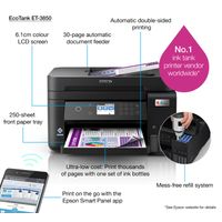 Miniatura 23 de EPSON Impresora multifunción EcoTank ET-3850 A4 con depósito de tinta, conexión Wi-Fi Multifunción A4 Wifi Inkjet Dúplex