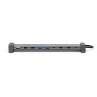 Miniatura 2 de Hama Dock Station, 9 Puertos (4 x USB-A+ 2 USB-C + 2 x HDMI + Ethernet), 5Gbps, Aluminio
