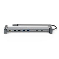 Miniatura 3 de Hama Dock Station, 9 Puertos (4 x USB-A+ 2 USB-C + 2 x HDMI + Ethernet), 5Gbps, Aluminio