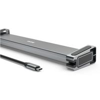 Miniatura 8 de Hama Dock Station, 9 Puertos (4 x USB-A+ 2 USB-C + 2 x HDMI + Ethernet), 5Gbps, Aluminio