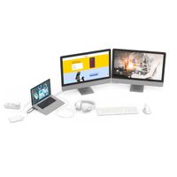 Miniatura 12 de Hama Dock Station, 9 Puertos (4 x USB-A+ 2 USB-C + 2 x HDMI + Ethernet), 5Gbps, Aluminio