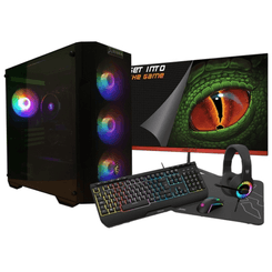 Zone Evil AMD Ryzen 5 4650G 16GB 1 Tb NVMe Windows 11 Monitor 24