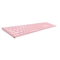 Miniatura 3 de TECLADO RAPOO WIRELESS Y BLUETOOTH E9800M 2.4GHz BT 3.0 5.0 DISE??O ULTRAFINO BATERIA ROSA
