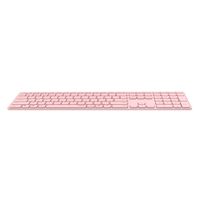 Miniatura 6 de TECLADO RAPOO WIRELESS Y BLUETOOTH E9800M 2.4GHz BT 3.0 5.0 DISE??O ULTRAFINO BATERIA ROSA