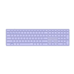 TECLADO RAPOO WIRELESS Y BLUETOOTH E9800M 2.4GHz BT 3.0 5.0 DISE??O ULTRAFINO BATERIA LILA