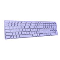 Miniatura 4 de TECLADO RAPOO WIRELESS Y BLUETOOTH E9800M 2.4GHz BT 3.0 5.0 DISE??O ULTRAFINO BATERIA LILA