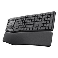 Miniatura 1 de TECLADO TRUST BLUETOOTH MULTIDISPOSITIVO KEYRA ERGONOMICO SILENT COLOR NEGRO