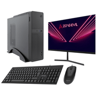 Miniatura 1 de Zone Evil Core Slim Intel Core i5 14400 16GB 1TB SSD Nvme Negro   Monitor 24 Teclado y rat  n