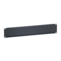 Miniatura 2 de PANEL CIEGO 2U ARMARIO RACK 19" COLOR NEGRO RAL9005