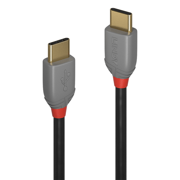 2M USB 2.0 TYPE C CABLE ANTHRA LINE