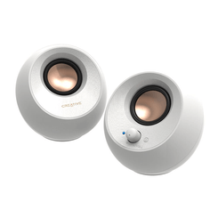ALTAVOCES CREATIVE PEBBLE V3 2.0 USB-C BLANCO