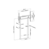 Miniatura 10 de SOPORTE DE PARED MOTORIZADO FIJO EQUIP 650347 PANTALLA 55"-100" HASTA 120KG VESA MAX 800X600