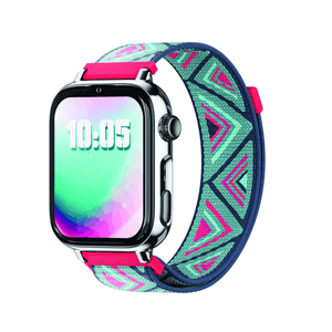 SaveFamily-SaveWatch-Plus-2-Reloj-Inteligente-para-ni--os-4G-Esfera-Plata-correa-Tela-Negra