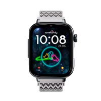 Miniatura 3 de SaveFamily SaveWatch Plus 2 Reloj Inteligente para ni  os 4G Esfera Negra correa Tela ZigZag
