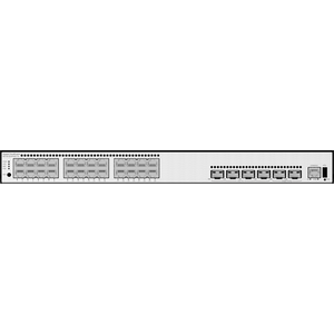 S5735-S24P4XE-V2 (2410/100/1000BASE-T PORTS, 410GE SFP+ PORTS, 212GE STACK PORTS, POE+, WITHOUT POWER MODULE)