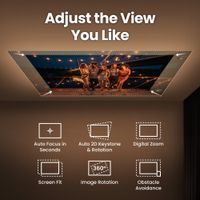 Miniatura 14 de PROYECTOR BENQ GV50 (9H.JSR77.59E) MOBILE/1080P/500LM, 1080P, REC709, AUTO FOCUS, USB-TYPE-C, GOOGLE TV, BUILT-IN BATTERY, 16W