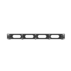 ORGANIZADOR DE CABLES LANBERG 5 ANILLAS 19" 1U TIPO B NEGRO