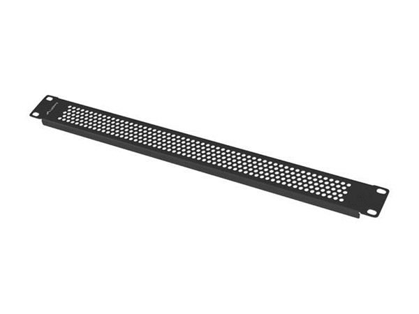 PANEL CIEGO LANBERG 1U 19" PERFORADO NEGRO