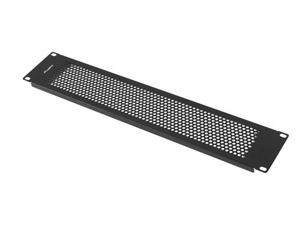 PANEL CIEGO LANBERG 2U 19" PERFORADO NEGRO