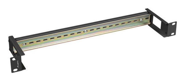 CARRIL DE MONTAJE DIN LANBERG 1U TS-35 PARA RACK 19" NEGRO