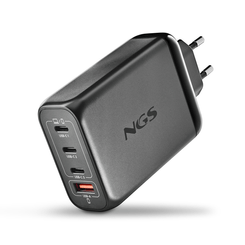 CARGADOR DE PARED NGS BUD 140W GaN 3xUSB-C 1xUSB-A