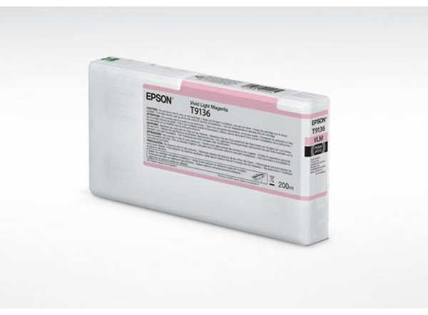 EPSON T9136 Vivid Light Magenta Ink Cartridge (200ml) para SC-P5000