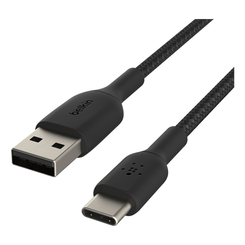 BRAIDED C-A 1M  BLK