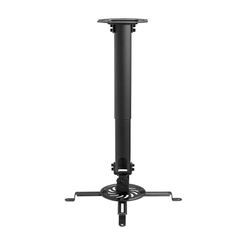 AISENS Soporte Universal Giratorio  Inclinable y Extensible de Techo para Proyector 13 5Kg  Negro