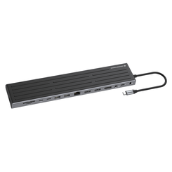 DOCKING USB-C CONCEPTRONIC DONN32B A 2xHDMI 1xDP 2xUSB-C PD 100W 3xUSB-A 5GB 1xSD 1xMicroSD 1xRJ45
