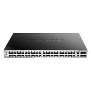 SWITCH-GESTIONABLE-L3-D-LINK-STACKABLE-DGS-3130-54PS-E-48P-POE--370W--GIGA---2P-10G---4P-10G-SFP-