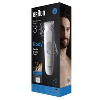 Miniatura 5 de AFEITADORA CORPORAL BRAUN BG3500 IMPERMEABLE INALAMBRICA RECORTADOR AJUSTABLE RECARGABLE