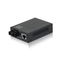 Miniatura 1 de CONVERSOR FIBRA OPTICA LEVEL ONE 10/100TX A 100BASE-FX SC (40km)