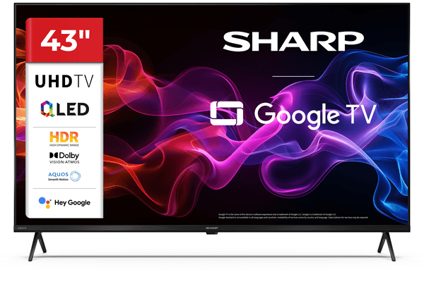 SHARP 43" 43HP5265E QLED 4K Ultra HD