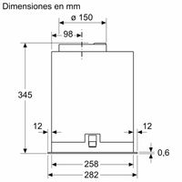 Miniatura 10 de GRUPO FILTRANTE BALAY 3BF356EX ANCHO 52 CM INOX
