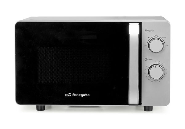 HORNO MICROONDAS SIN GRILL ORBEGOZO MI2062CE 20 LITROS INOX