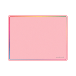 ALFOMBRILLA MARS GAMING MMP124 SUPERFICIE NANO-TEXTIL DISE??O RAINBOW 360x260mm COLOR ROSA