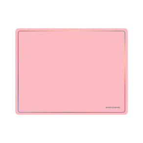 ALFOMBRILLA MARS GAMING MMP124 SUPERFICIE NANO-TEXTIL DISE??O RAINBOW 360x260mm COLOR ROSA