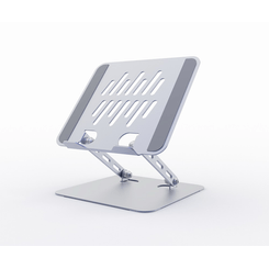 SOPORTE ELEVADOR PLEGABLE PARA PORTATIL GRIS ESPACIAL
