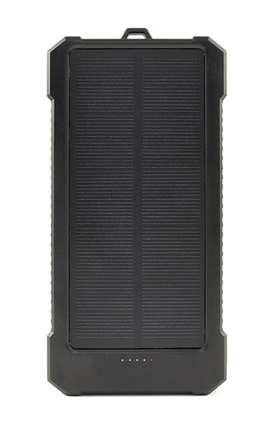POWERBANK SOLAR GEMBIRD 10000 mAh NEGRO