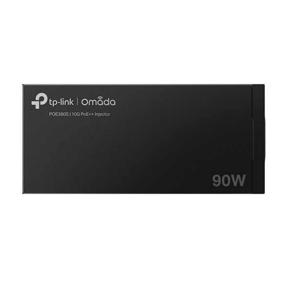 POE INJECTOR TP-LINK POE380S 2P 10Gbps 90W PASA DATOS Y ALIMENTACION POR EL MISMO CABLE HASTA 100 ME