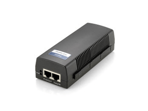 POE INJECTOR ADAPTER GIGABIT LEVEL ONE PASA DATOS Y ALIMENTACION POR EL MISMO CABLE HASTA 100M 15.4w