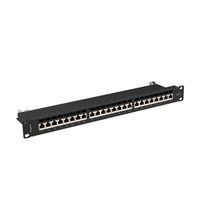 Miniatura 2 de PATCH PANEL LANBERG 24 PUERTOS 1U 19â? CAT.7 FTP NEGRO